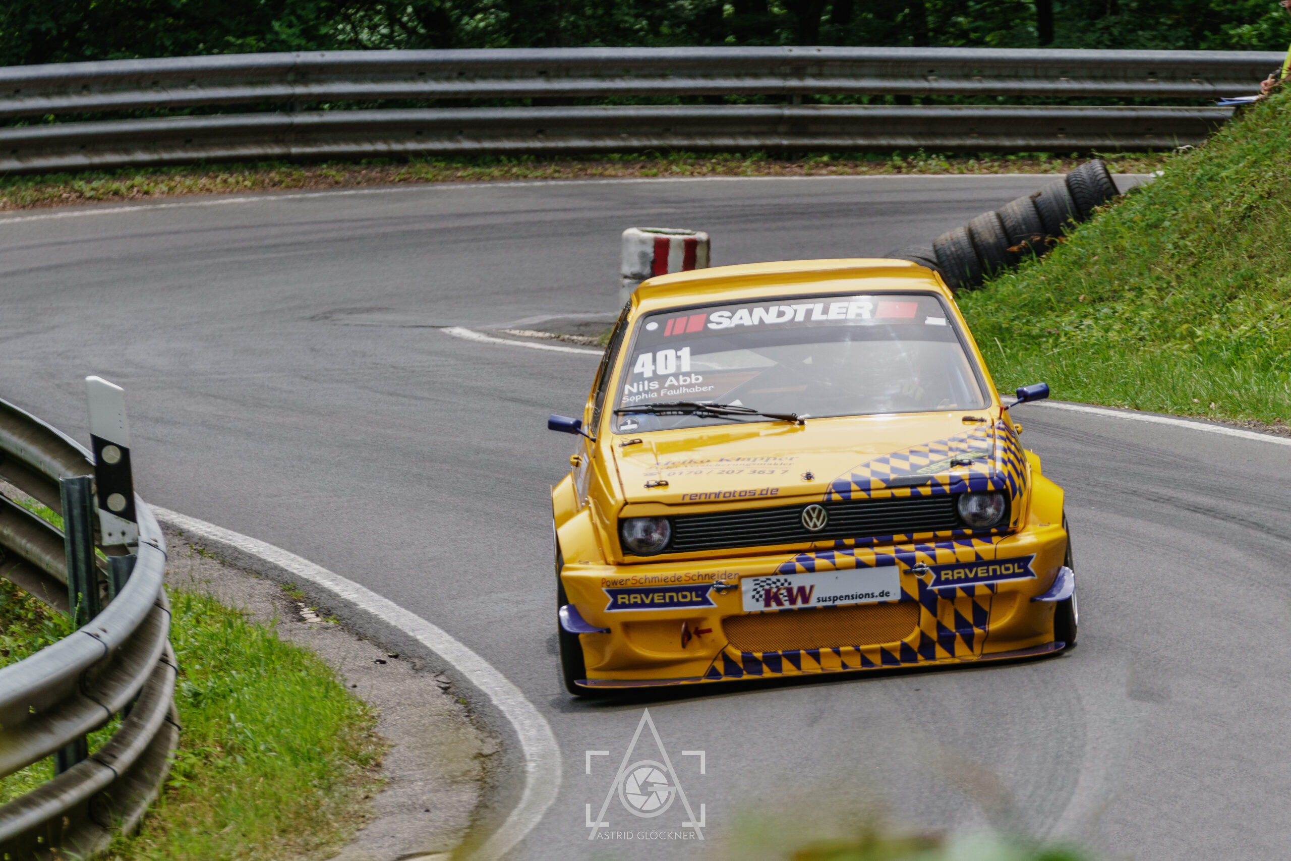 NIls Abb beim Wolsfelder Bergrennen 2019